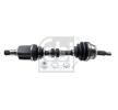 FEBI BILSTEIN Tahrik mili Ön Aks Sol, somunlu, Çatlak Pim ile — 2002 Nissan X-trail (4)