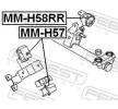 FEBEST Motor yatağı Ön — Mitsubishi Pajero / Shogun Junior (2)