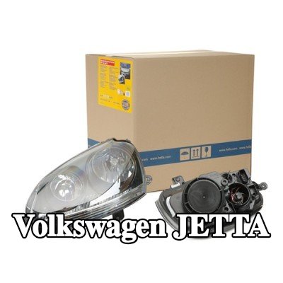 HELLA مجموعة المصابيح الأمامية مع المصابيح, مع محرك لتسوية المصابيح الأمامية — 2004 Volkswagen Jetta