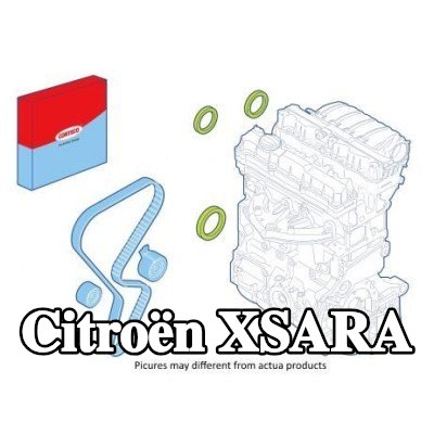 CORTECO مجموعة سدادات العمود, جانب بكرة المحرك — Citroën Xsara