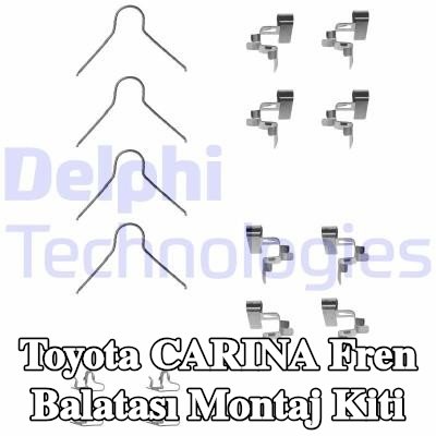 DELPHI Fren balatası montaj kiti — 1990 Toyota Carina