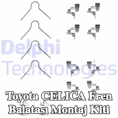 DELPHI Fren balatası montaj kiti — 1990 Toyota Celica