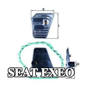 MAHLE مجموعة مرشح ناقل الحركة الأوتوماتيكي مع حشية/سداد — SEAT Exeo