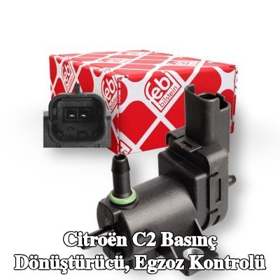 FEBI BILSTEIN Basınç dönüştürücü, egzoz kontrolü — Citroën C2