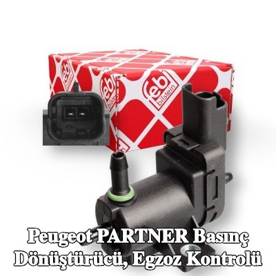 FEBI BILSTEIN Basınç dönüştürücü, egzoz kontrolü — 2009 Peugeot Partner