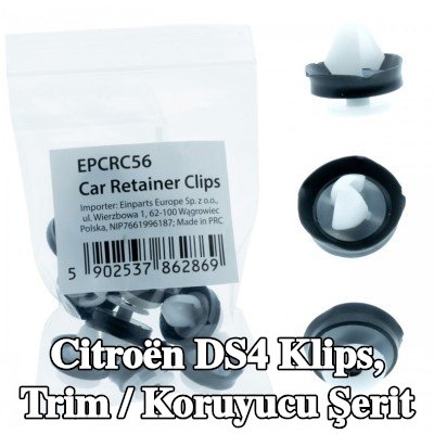 EINPARTS Klips, trim / koruyucu şerit — Citroën Ds4