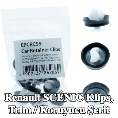 EINPARTS Klips, trim / koruyucu şerit — Renault Scénic