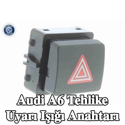 VEMO Tehlike uyarı ışığı anahtarı Q+, orijinal ekipman üreticisi kalitesi — Audi A6