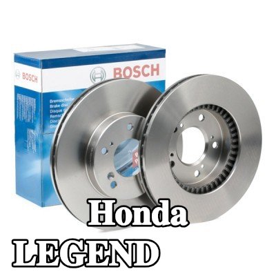 BOSCH القطر الخارجي لقرص المكابح: 282mm, مُهوى, مزود بفتحات تهوية داخلية, مشحم, مع مسامير/براغي — 2002 Honda Legend