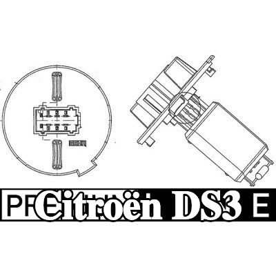 MAHLE مقاوم محرك المنفاخ — Citroën Ds3
