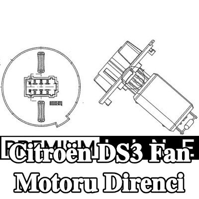 MAHLE Fan motoru direnci — Citroën Ds3