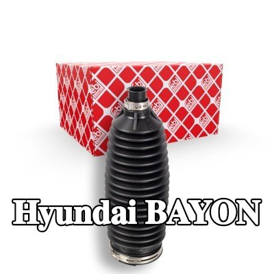 FEBI BILSTEIN طقم غطاء حامل التوجيه المحور الأمامي الأيسر, مع مشابك — Hyundai Bayon