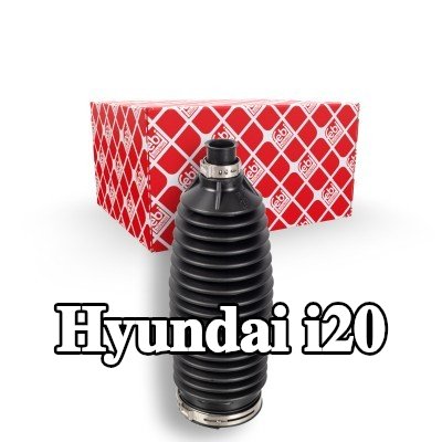 FEBI BILSTEIN طقم غطاء حامل التوجيه المحور الأمامي الأيسر, مع مشابك — Hyundai i20