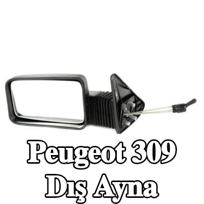 BLIC Sol yan ayna, Mekanik — Peugeot 309