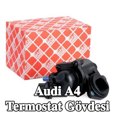 FEBI BILSTEIN Conta/sızdırmazlık elemanı ile termostat muhafazası, Sıcaklık Anahtarı ile — 2002 Audi A4