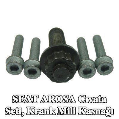 CORTECO Cıvata seti, krank mili kasnağı — 1997 SEAT Arosa