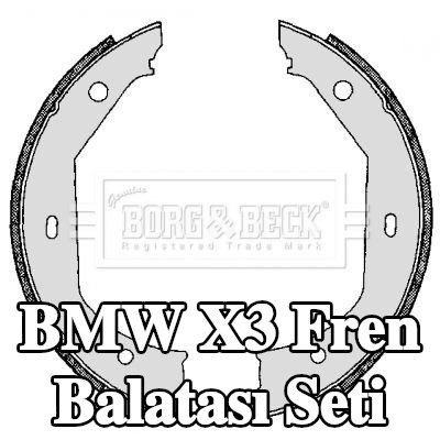 BORG & BECK Fren Balatası Seti — BMW X3