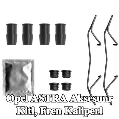 HELLA Aksesuar Kiti, fren kaliperi — Opel Astra