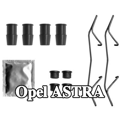 HELLA مجموعة ملحقات، مقياس الفرامل — Opel Astra