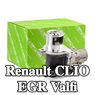 VALEO Contalı/sızdırmazlık elemanlı EGR valfi — Renault Clio
