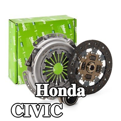 VALEO طقم القابض KIT3P, مع محمل تحرير القابض — 2002 Honda Civic