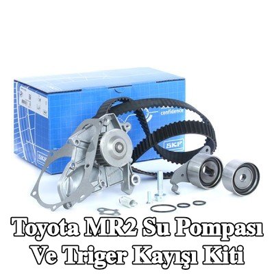 SKF Su pompası ve triger kayışı kiti Diş Sayısı: 163, conta/sızdırmazlık elemanları ile — Toyota Mr2