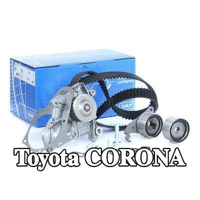 SKF مجموعة مضخة المياه وحزام التوقيت عدد الأسنان: 163, مع حشيات/مانعات تسرب — 1990 Toyota Corona