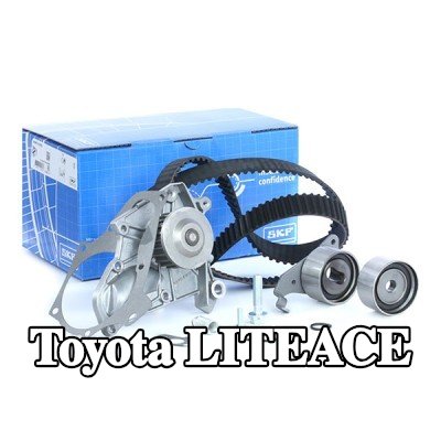 SKF مجموعة مضخة المياه وحزام التوقيت عدد الأسنان: 163, مع حشيات/مانعات تسرب — Toyota Liteace
