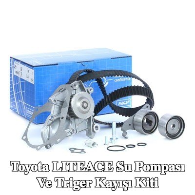 SKF Su pompası ve triger kayışı kiti Diş Sayısı: 163, conta/sızdırmazlık elemanları ile — Toyota Liteace