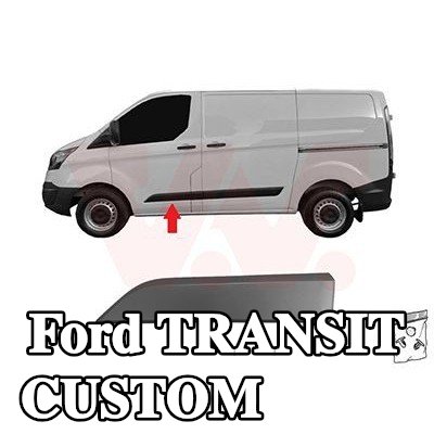 VAN WEZEL حواف الباب مع الملحقات — 2017 Ford Transit Custom
