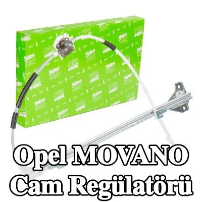 VALEO Sol ön cam regülatörü, Manuel, elektrik motoru olmadan — Opel Movano