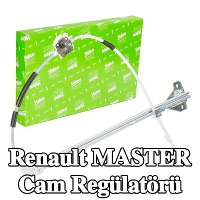 VALEO Sol ön cam regülatörü, Manuel, elektrik motoru olmadan — 2000 Renault Master