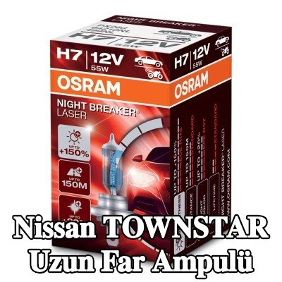 OSRAM Uzun far ampulü NIGHT BREAKER LASER next Generation, H7, 55W, 12V — Nissan Townstar