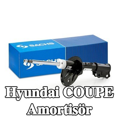 SACHS Amortisör Ön Aks Sağ, Gaz Basıncı, Süspansiyon Dikmesi — Hyundai Coupe