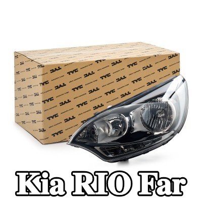 TYC Far Sol, H1, H7, W21/5W, elektrik motoru olmadan — 2016 Kia Rio