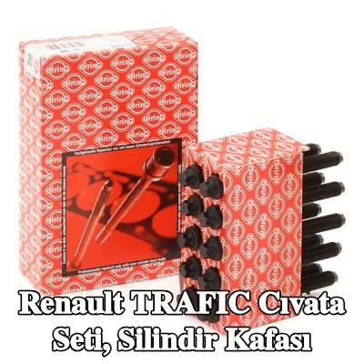 ELRING Cıvata Kiti, silindir kafası M12x1, 5x121 — Renault Trafic