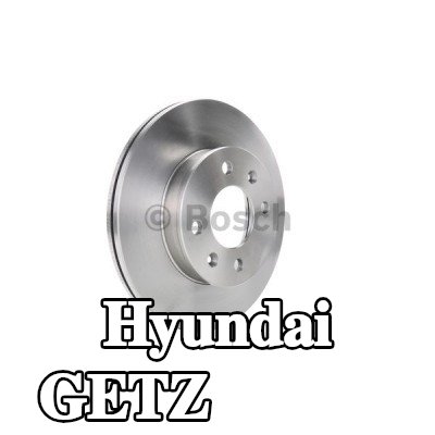 BOSCH القطر الخارجي لقرص المكابح: 241mm, مُهوى, مشحم — Hyundai Getz