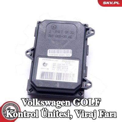 ESEN SKV Kontrol ünitesi, viraj farı — 2012 Volkswagen Golf