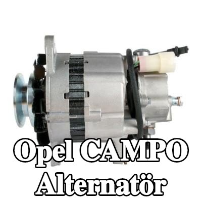 HELLA Alternatör 60A — Opel Campo