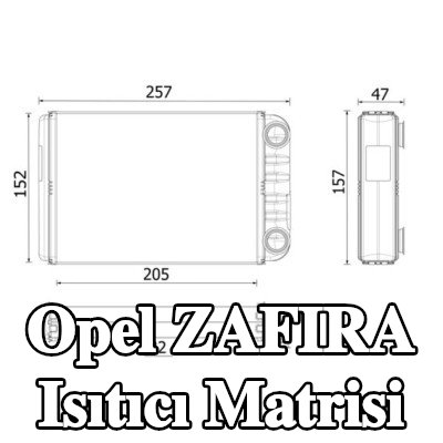 MAHLE Isıtıcı matrisi — 2016 Opel Zafira