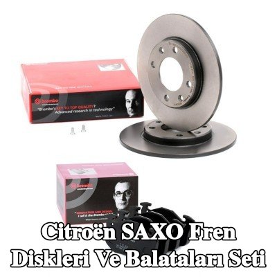 BREMBO Fren diskleri ve balataları seti Prime, düz — Citroën Saxo