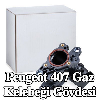 VALEO Contasız/sızdırmazlık halkasız gaz kelebeği gövdesi, ORIGINAL PART — Peugeot 407