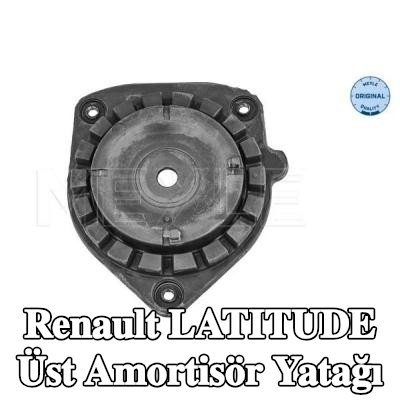 MEYLE Üst amortisör yatağı Ön Aks Sol, rulman içermez — Renault Latitude