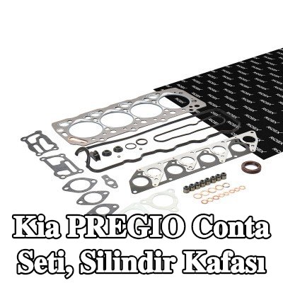 RIDEX Conta seti, silindir kapağı contalı silindir kapağı, valf gövdesi contalı — Kia Pregio