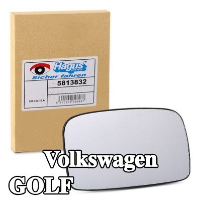 VAN WEZEL زجاج مرآة الجناح الأيمن — 1990 Volkswagen Golf