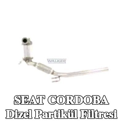 WALKER Montaj parçaları ile birlikte dizel partikül filtresi, boru ile — SEAT Cordoba