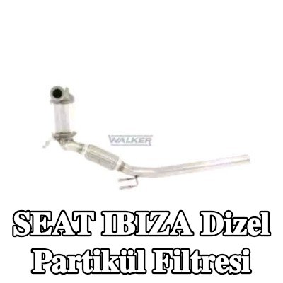 WALKER Montaj parçaları ile birlikte dizel partikül filtresi, boru ile — 2005 SEAT Ibiza