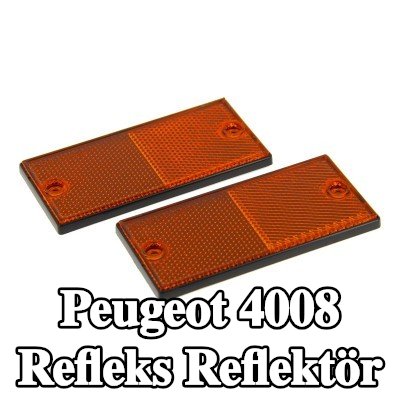 XL Yapışkan filmli refleks reflektör, sabitleme malzemesi içermez — Peugeot 4008