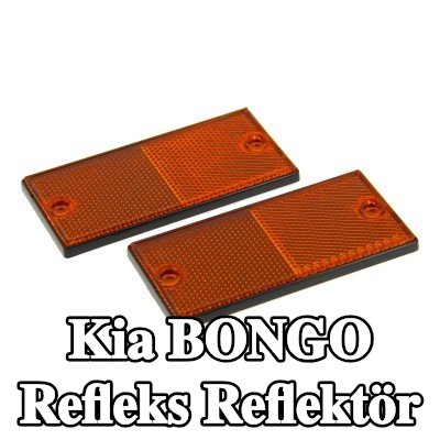 XL Yapışkan filmli refleks reflektör, sabitleme malzemesi içermez — Kia Bongo