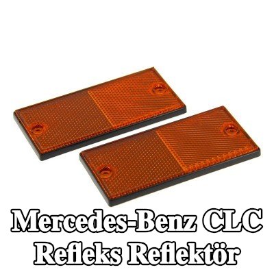 XL Yapışkan filmli refleks reflektör, sabitleme malzemesi içermez — Mercedes-Benz Clc
